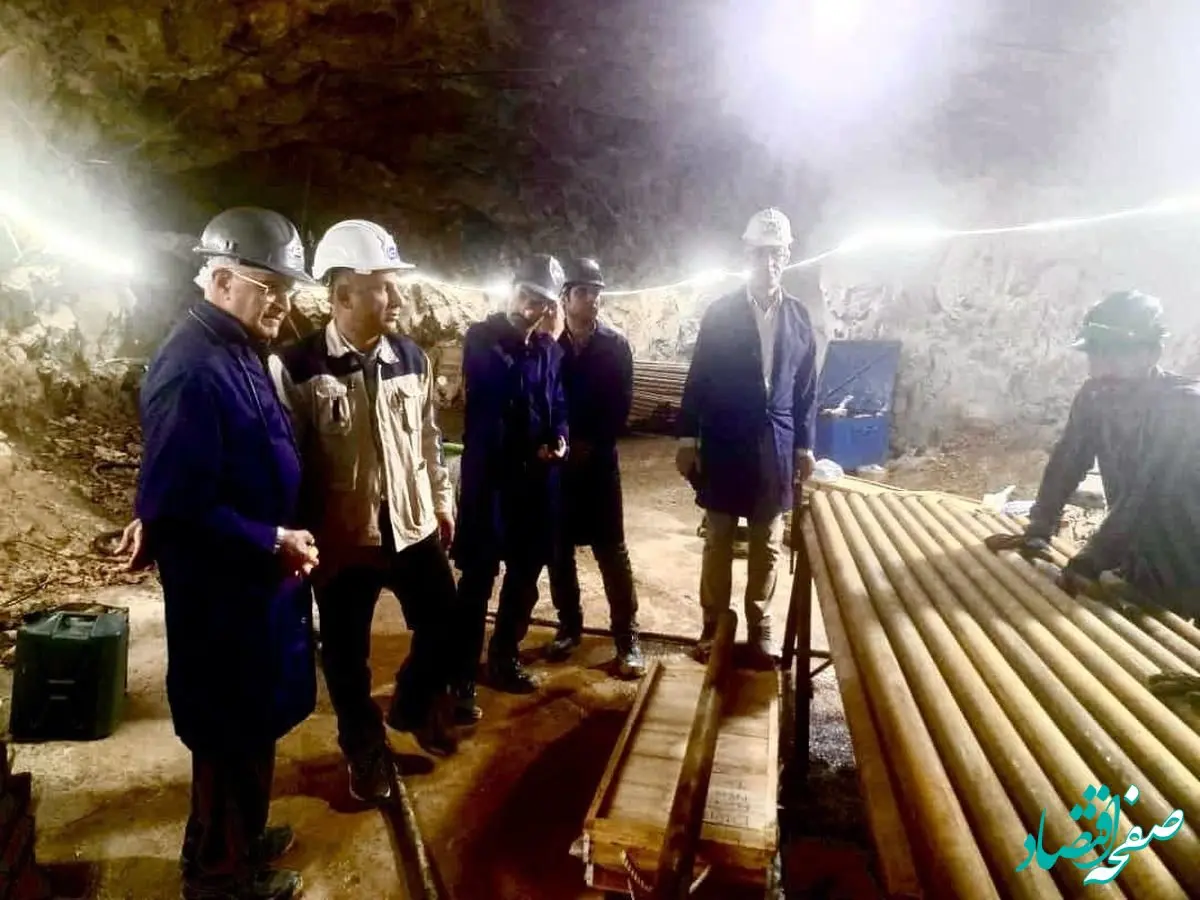 بازدید علمی و تخصصی مدیران شرکت معادن منگنز ایران از مجتمع معدنی سرب نخلک