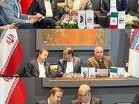 دیدارهای جداگانه مدیر عامل فولاد هرمزگان در حاشیه نمایشگاه فولاد کیش