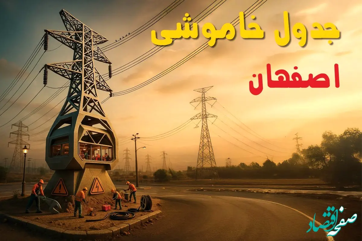 جدول خاموشی برق اصفهان فردا دوشنبه ۲۶ خرداد ۱۴۰۴ + ساعت قطع برق استان اصفهان دوشنبه ۲۶ خرداد ۱۴۰۴