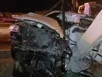 تصادف وحشتناک 3 خودرو در جاده ارومیه / 3  کشته و 13 نفر زخمی شدند ! 