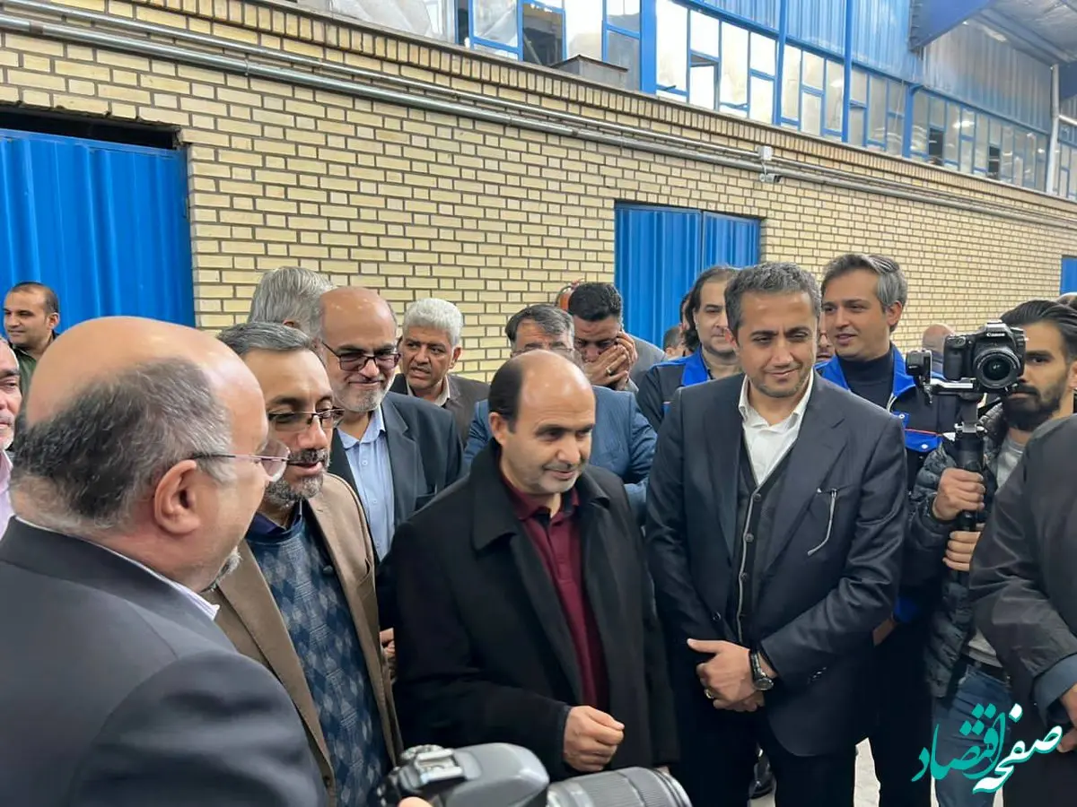 افتتاح فاز نخست مجتمع آهن و فولاد آسین گستر با حضور قائم مقام ایمیدرو