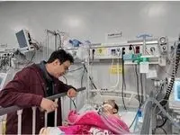دیدار خاص عمو پورنگ با کودکان مجروح شده در جنگ رمضان در این مکان + تصاویر