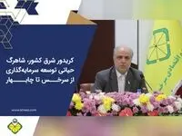 کریدور شرق کشور، شاهرگ حیاتی توسعه سرمایه‌گذاری از سرخس تا چابهار