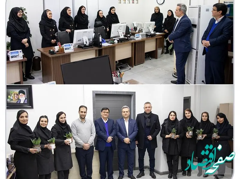  مدیرعامل بیمه سرمد با کارکنان خانم به مناسبت روز زن دیدار کرد