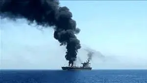 یک نفتکش در نزدیکی عراق منفجر شد