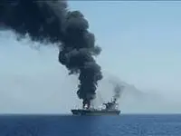 یک نفتکش در نزدیکی عراق منفجر شد