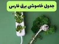 جدول قطعی برق فارس فردا یکشنبه ۱۹ مرداد ماه ۱۴۰۴ + برنامه قطعی برق شیراز یکشنبه منتشر شد