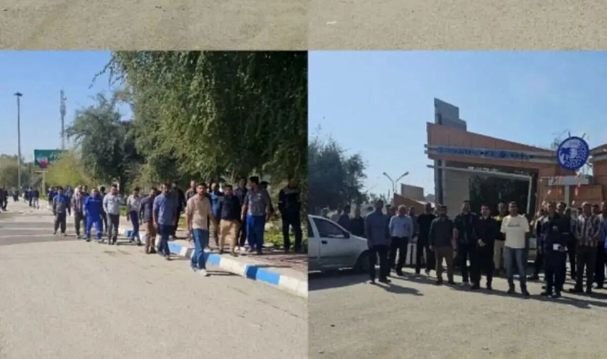 وعده‌های توخالی تبدیل وضعیت؛ کارگران سیمان خوزستان را به خیابان کشاند | کاهش عجیب حقوق پس از رسمی‌شدن!