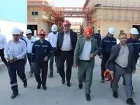 بازدید دکتر قانعی، مدیرعامل پترول و هیأت همراه از پروژه های توسعه‌ای شرکت پتروشیمی ارومیه