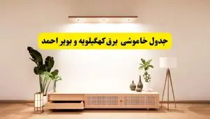 انتشار جدول زمانی قطع برق استان کهگیلویه و بویراحمد سه شنبه ۳ تیر ۱۴۰۴  | برنامه قطع برق یاسوج سه شنبه سوم تیر + ساعت قطعی برق شهرستان‌ های استان کهگیلویه و بویراحمد