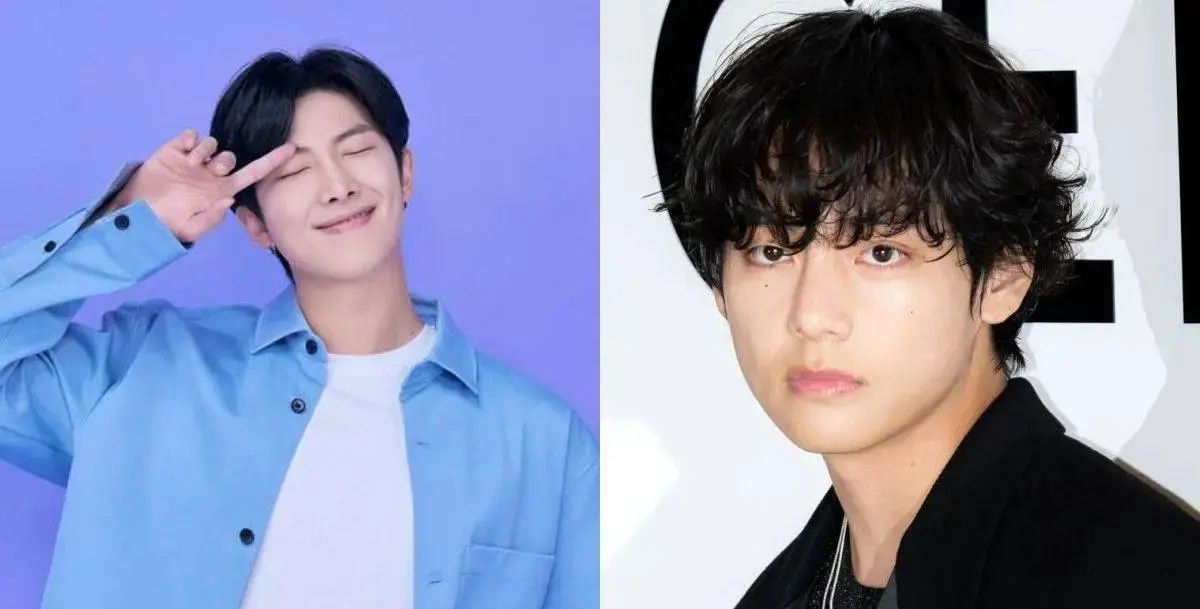 عکس تهیونگ و نامجون از گروه بی تی اس در لباس سربازی