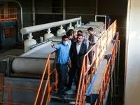 بازدید مدیرعامل سازمان منطقه آزاد اروند از فرآیند تولید محصولات صنعتی در آبادان