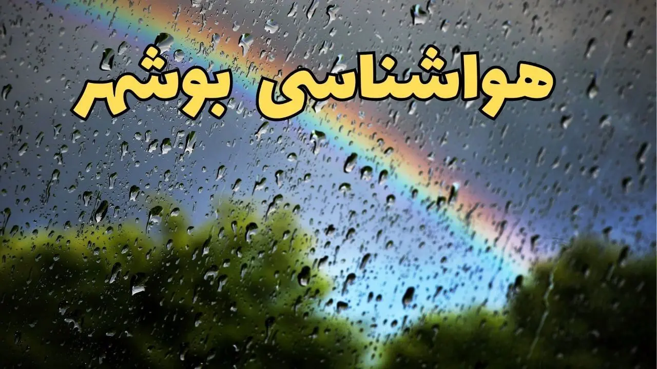پیش بینی هواشناسی بوشهر ۲۴ ساعت آینده | پیش بینی وضعیت آب و هوا بوشهر فردا جمعه ۸ فروردین ماه ۱۴۰۴ | اخبار آب و هوای بوشهر