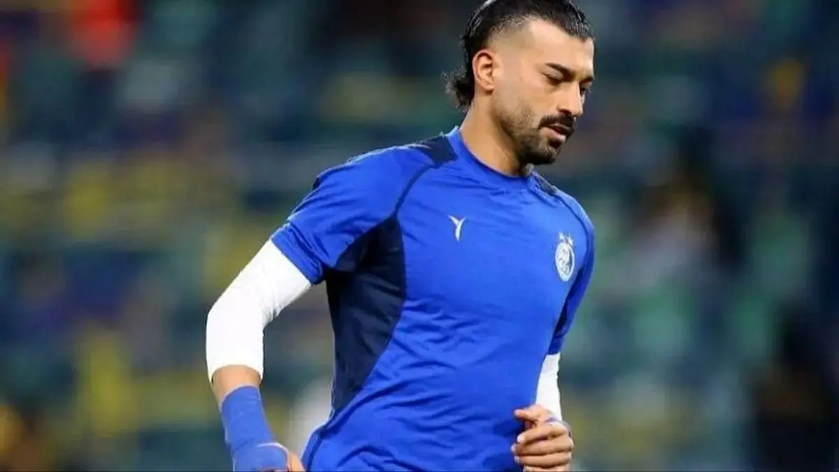 ناز رامین رضاییان برای هواداران استقلال + تصویر