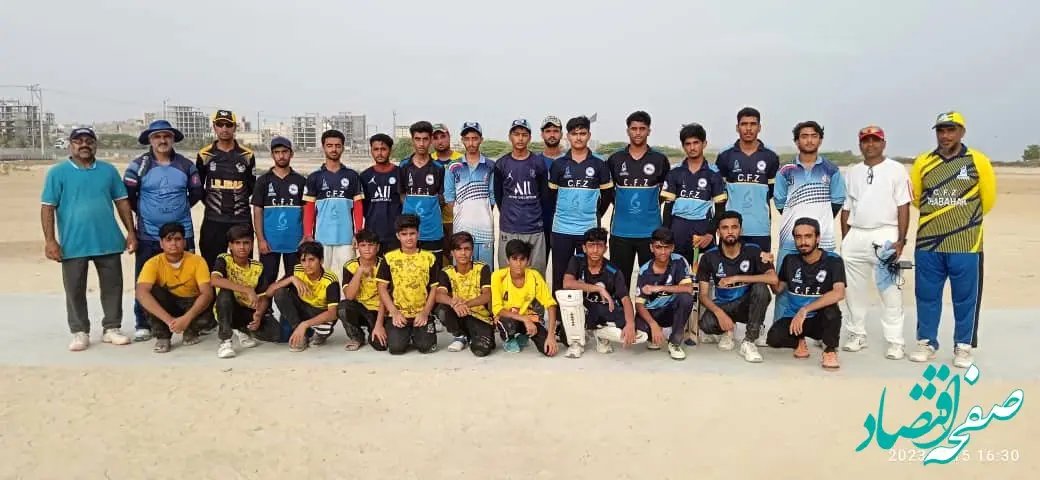حضور پرقدرت تیم کریکت منطقه آزاد چابهار در مسابقات قهرمانی کشور