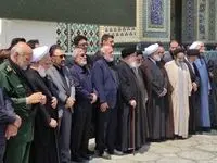 عکس خاص چهره‌های سرشناس سپاه در این مراسم / پزشکیان کنار این فرد نشست