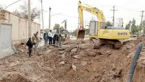 اتمام بازسازی فوری شبکه های آب و فاضلاب مهران 