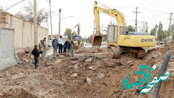 اتمام بازسازی فوری شبکه های آب و فاضلاب مهران 