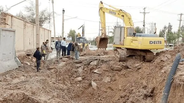 اتمام بازسازی فوری شبکه های آب و فاضلاب مهران 