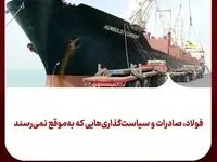 فولاد، صادرات و سیاست‌گذاری‌هایی که به‌موقع نمی‌رسند