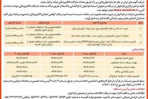 چاپ و انتشار نوبت اول آگهی فراخوان های شرکت آلومینای ایران در روزنامه های