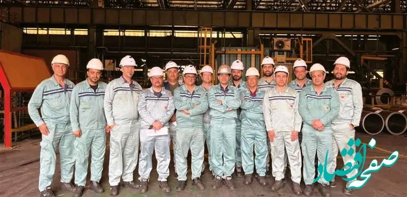 ثبت رکورد روزانه تولید کلاف سرد در خط کورکتیو ۳ نورد سرد فولاد مبارکه