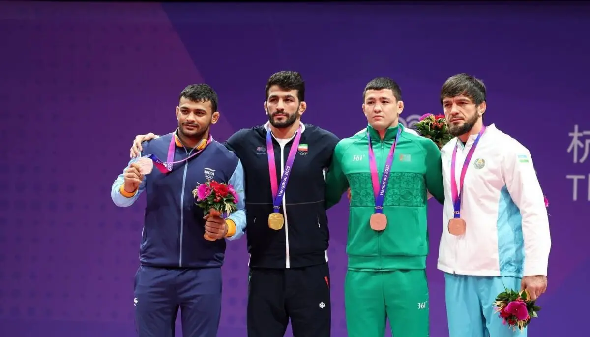 حسن یزدانی انتقام کبدی را از هند گرفت / غرش پلنگ جویبار در هانگژو 