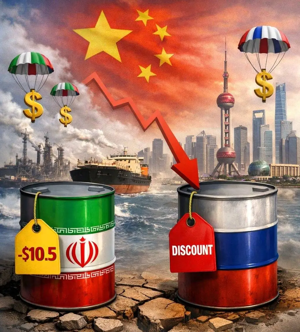 رقابت تخفیفی ایران و روسیه در بازار چین / نفت سبک ایران ۱۰.۵ دلار ارزان‌تر فروخته شد