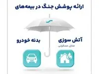 ارائه پوشش جنگ در بیمه‌های آتش‌سوزی و بدنه بیمه سینا