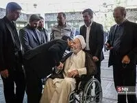 حضور سیدمجتبی خامنه‌ای فرزند رهبر انقلاب در دانشگاه تهران + عکس