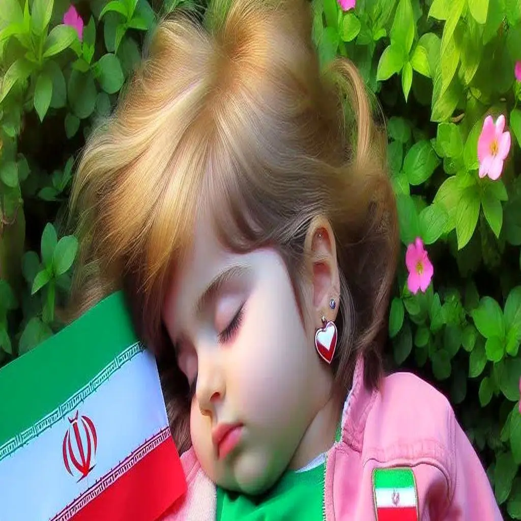 فیلم | ادای احترام پدر ریحانه دختر کاپشن صورتی به عکس حاج قاسم سلیمانی  