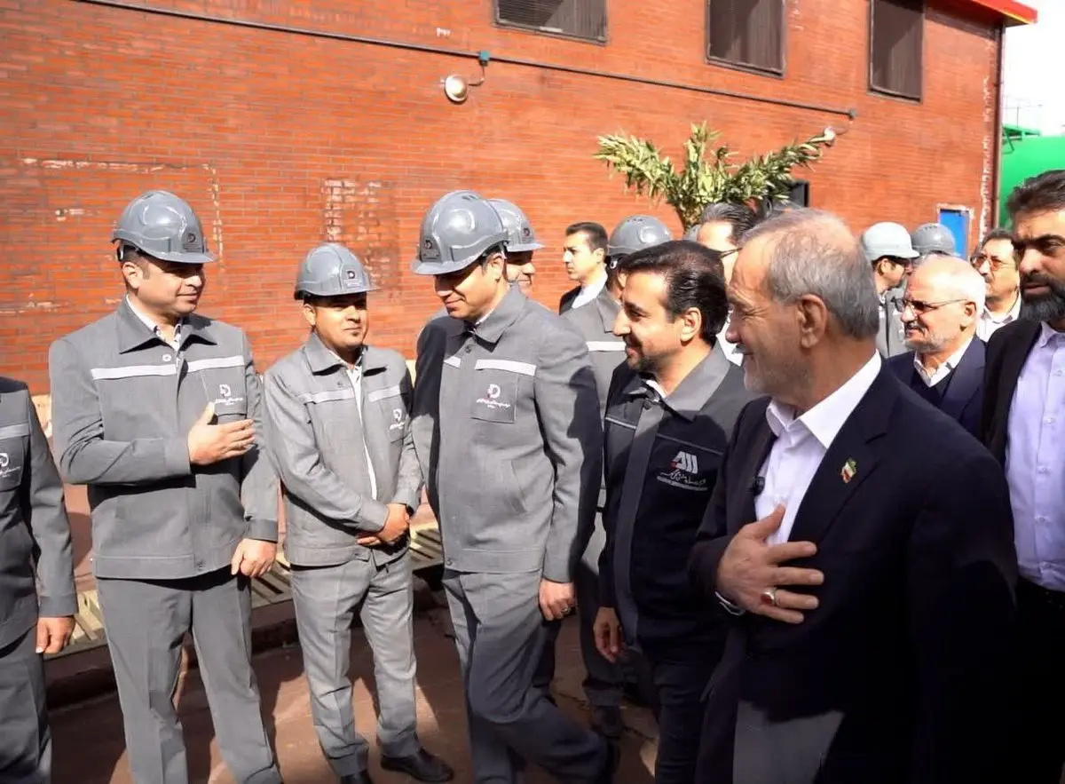  سومین مگامدول شرکت توسعه آهن و فولاد گل‌گهر با حضور رئیس‌جمهور افتتاح شد