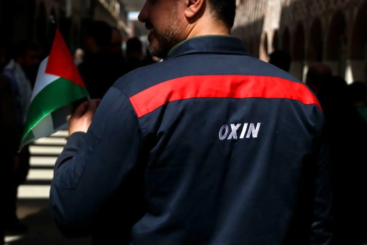 گزارش تصویری؛ حضور مدیرعامل و کارکنان شرکت فولاد اکسین خوزستان در راهپیمایی روز قدس