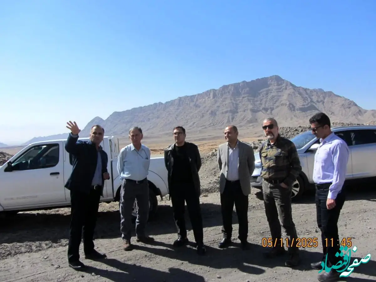 بازدید مدیر عامل و عضو هیئت مدیره شرکت آلومینای ایران از معادن بوکسیت یزد