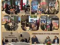روز پُرکار فولاد اکسین در اولین روز نمایشگاه ملی سازه و فولاد کشور