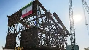 پیشرفت ساخت عرشه میدان گازی بلال به ۷۵ درصد رسید