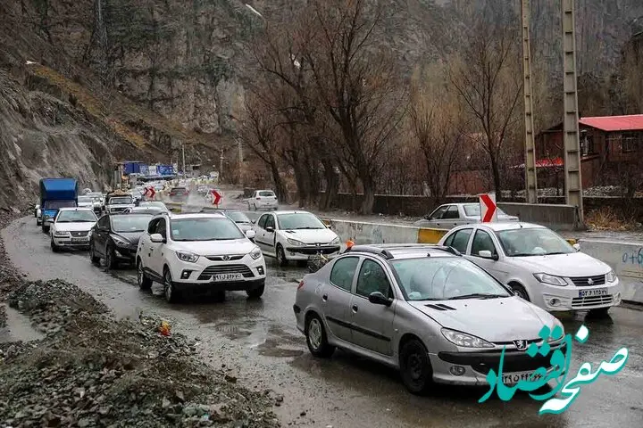 آخرین وضعیت جاده های کشور امروز جمعه/ بارش برف و باران در بعضی محورها