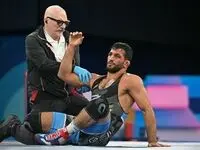 فیلم فینال کشتی حسن یزدانی در المپیک پاریس امشب 