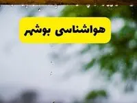 هواشناسی بوشهر شنبه ۲۷ اردیبهشت ۱۴۰۴ | پیش بینی وضعیت آب و هوا بوشهر فردا ۲۷ اردیبهشت ۱۴۰۴ 