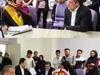 حمایت تمام قد دانشگاه آزاد اسلامی از تیم استارتاپی آریانا و بازدید محسن هاشمی از این تیم 
