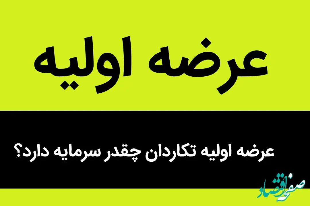 عرضه اولیه تکاردان چقدر سرمایه دارد؟ | این عرضه اولبه امروز حسابی ترکاند