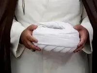 کار جالب یک طلبه در مصلی + عکس