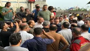 بازدید میدانی دبیر شورای‌عالی مناطق آزاد از محل آتش‌سوزی در منطقه آزاد انزلی