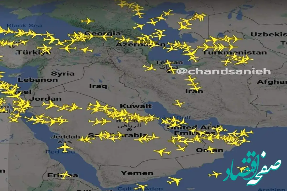 آسمان ایران، عراق و سوریه کلیر شد