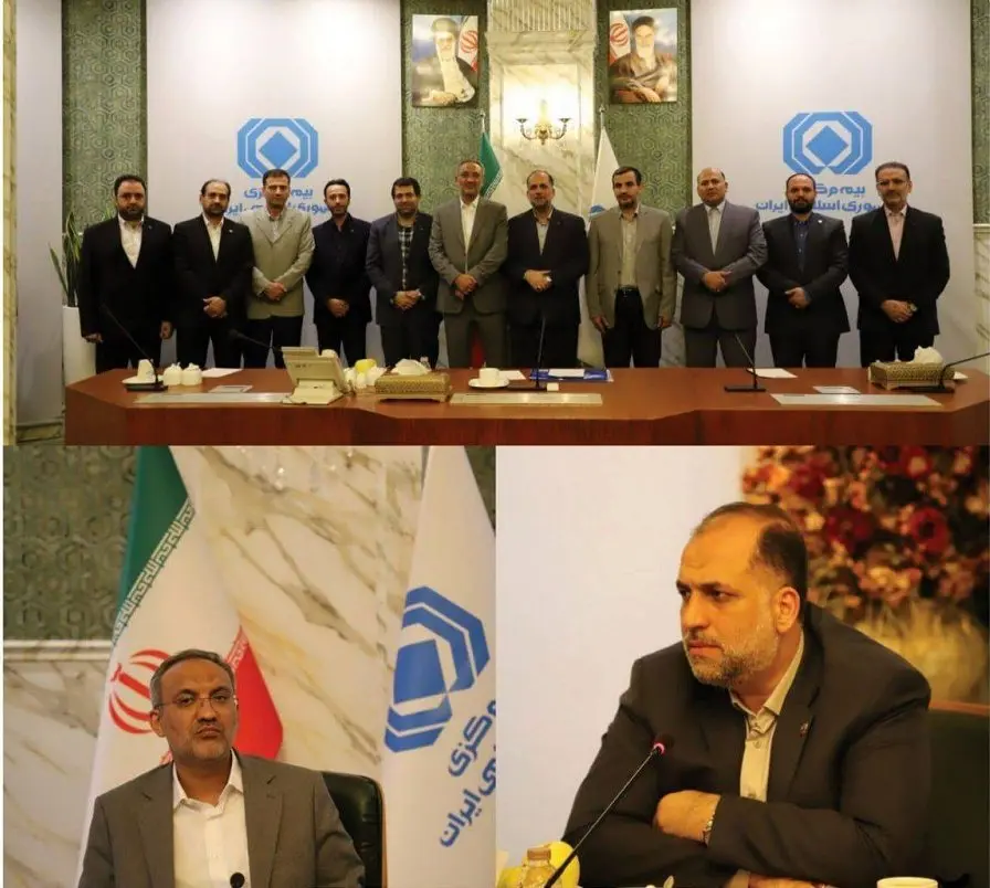 دیدار صمیمانه مدیران ارشد صندوق تامین خسارتهای بدنی با رییس کل و هیات عامل بیمه مرکزی