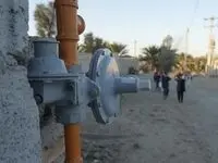 اولین مشترک شهر خاش از گاز بهره مند شد
