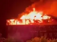حریق هتل پویا در منطقه آزاد انزلی مهار شد
