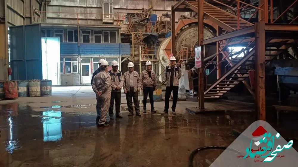 بازدید ماهانه مدیرعامل شرکت صبانور از معدن شهرک