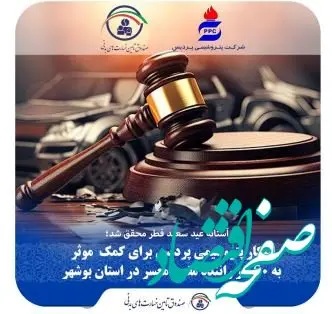 ابتکار پتروشیمی پردیس برای کمک موثر به ۶۰ نفر راننده مقصر معسر در استان بوشهر