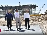 گزارش تصویری ؛ بازدید مدیر عامل سازمان منطقه آزاد اروند از روند ساخت پل شهدای خدمت